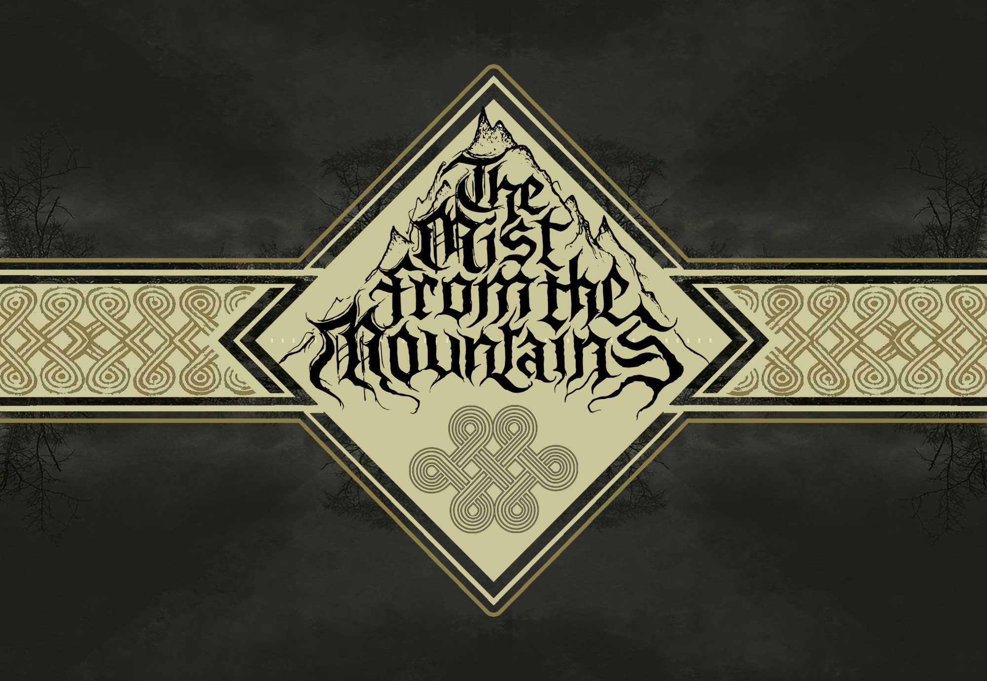The Mist From The Mountains logo on the band's diamond emblem